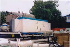 11,000V emergency generator at Alexandra Part in preparation for power cuts.